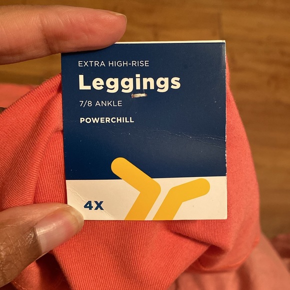 4X NWT Extra High-rise leggings 7/8 ankle powerchill - Picture 2 of 5